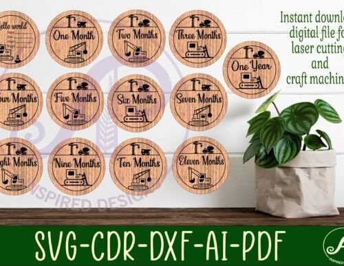 discos-de-hitos-mensuales-del-bebe-2-creativo-digital Discos De Hitos Mensuales Del Bebe 2 Creativo Digital